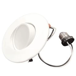 Retrofit Gimbal Downlight With E26 Quick Connect 120V 4-PACK