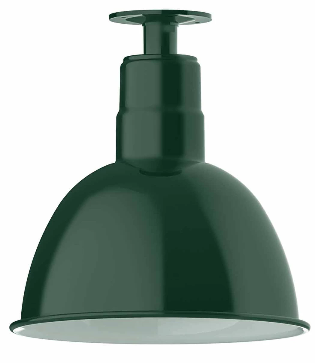 Deep Bowl Outdoor Ceiling Light - Image 7