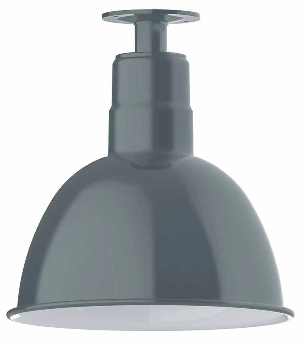 Deep Bowl Outdoor Ceiling Light - Image 5