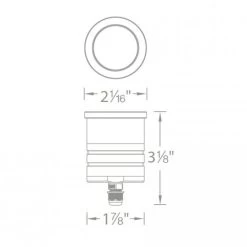 Slim Round 2 Inch In Ground Light