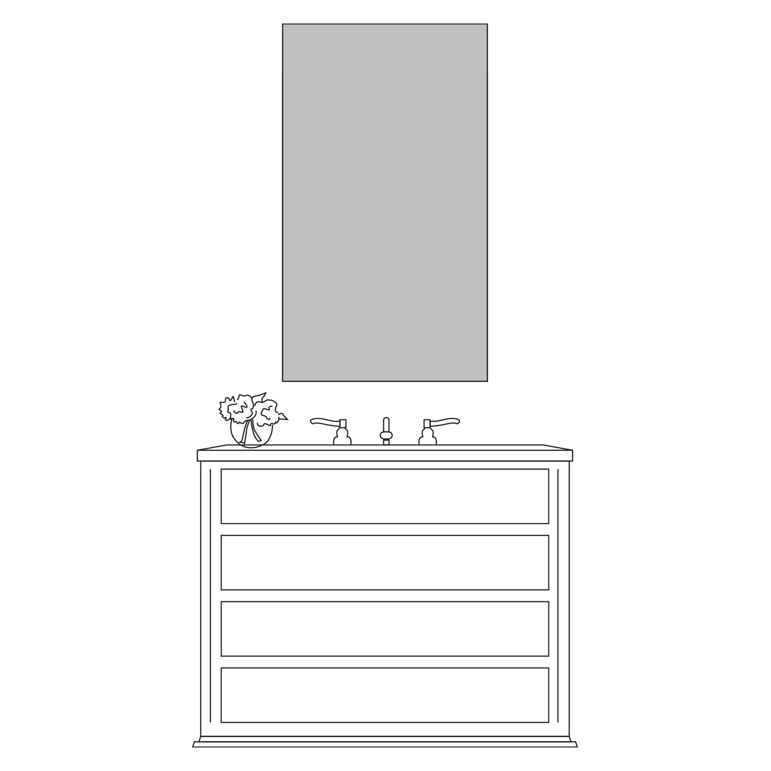 Halo Tall Lighted Mirror - Image 3