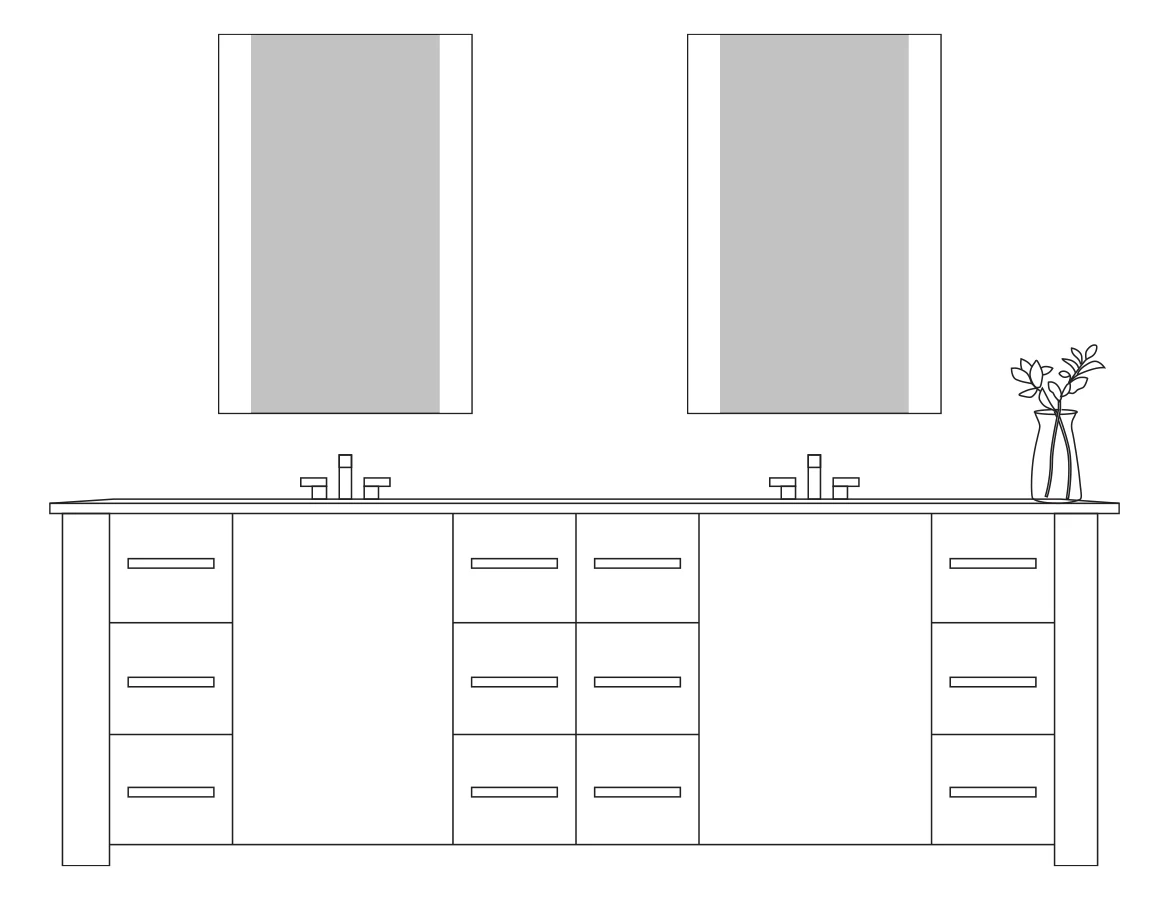 Veda Lighted Mirror - Image 4