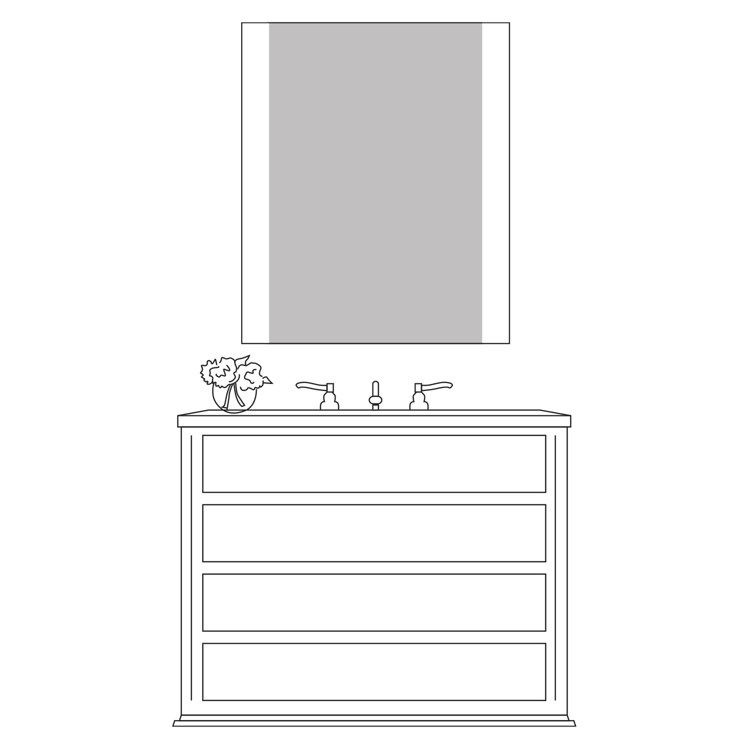 Veda Lighted Mirror - Image 3