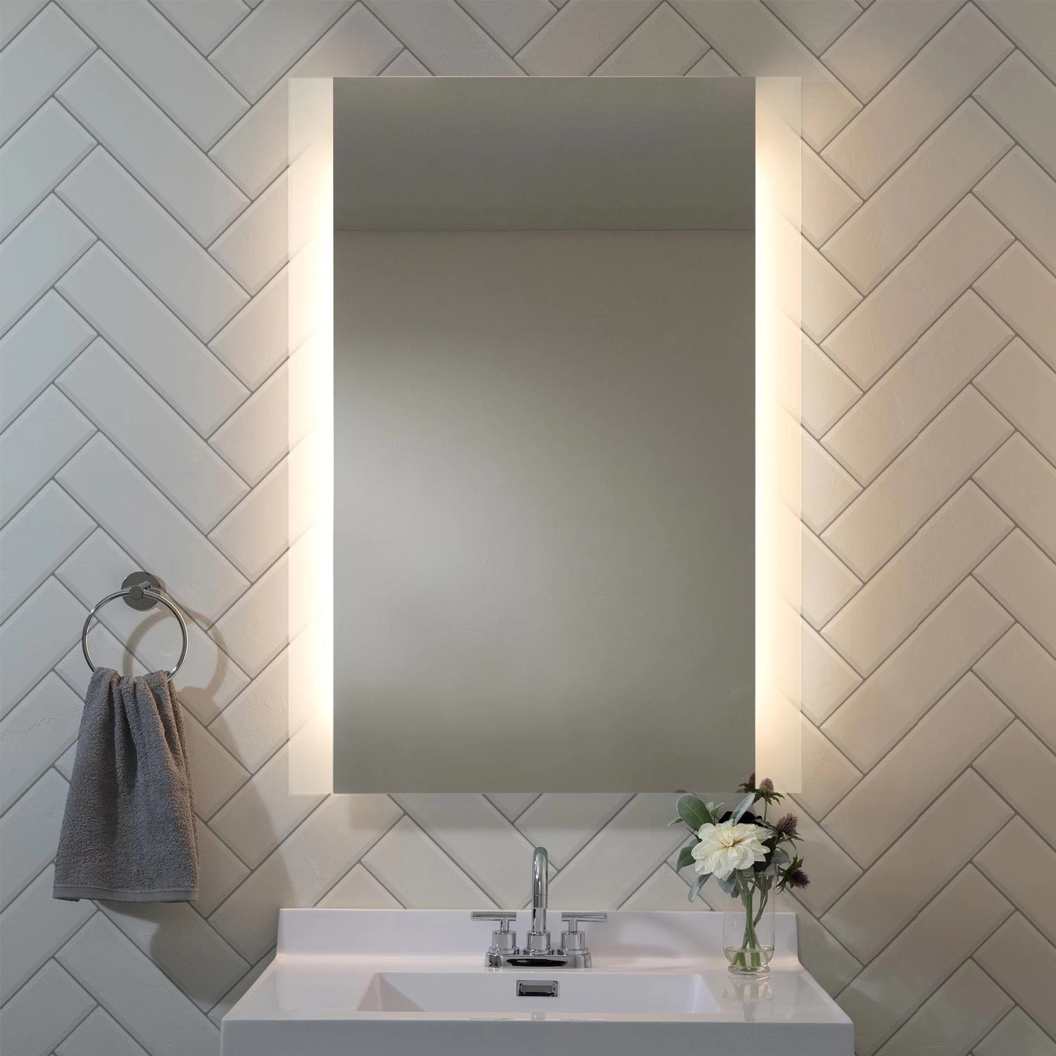 Veda Lighted Mirror - Image 6