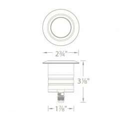 Round 2 Inch In Ground Light