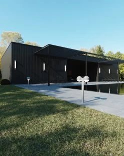 Reals Double DC DL Outdoor Bollard Light