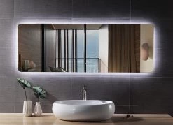 Long Rectangle Mirror With Back Light