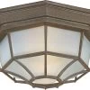 Crown Hill Outdoor Ceiling Flush Light