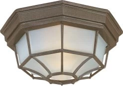 Crown Hill Outdoor Ceiling Flush Light