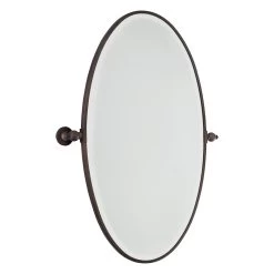 Pivoting Oval Mirror