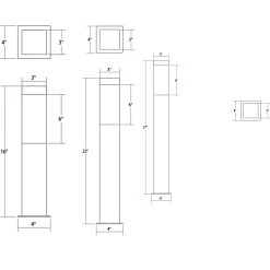 Square Column Bollard