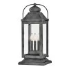 Anchorage 120V Outdoor Pier Mount Lantern