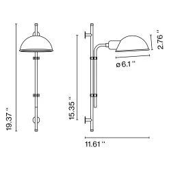 Marset Funiculi Plug-in Wall Light