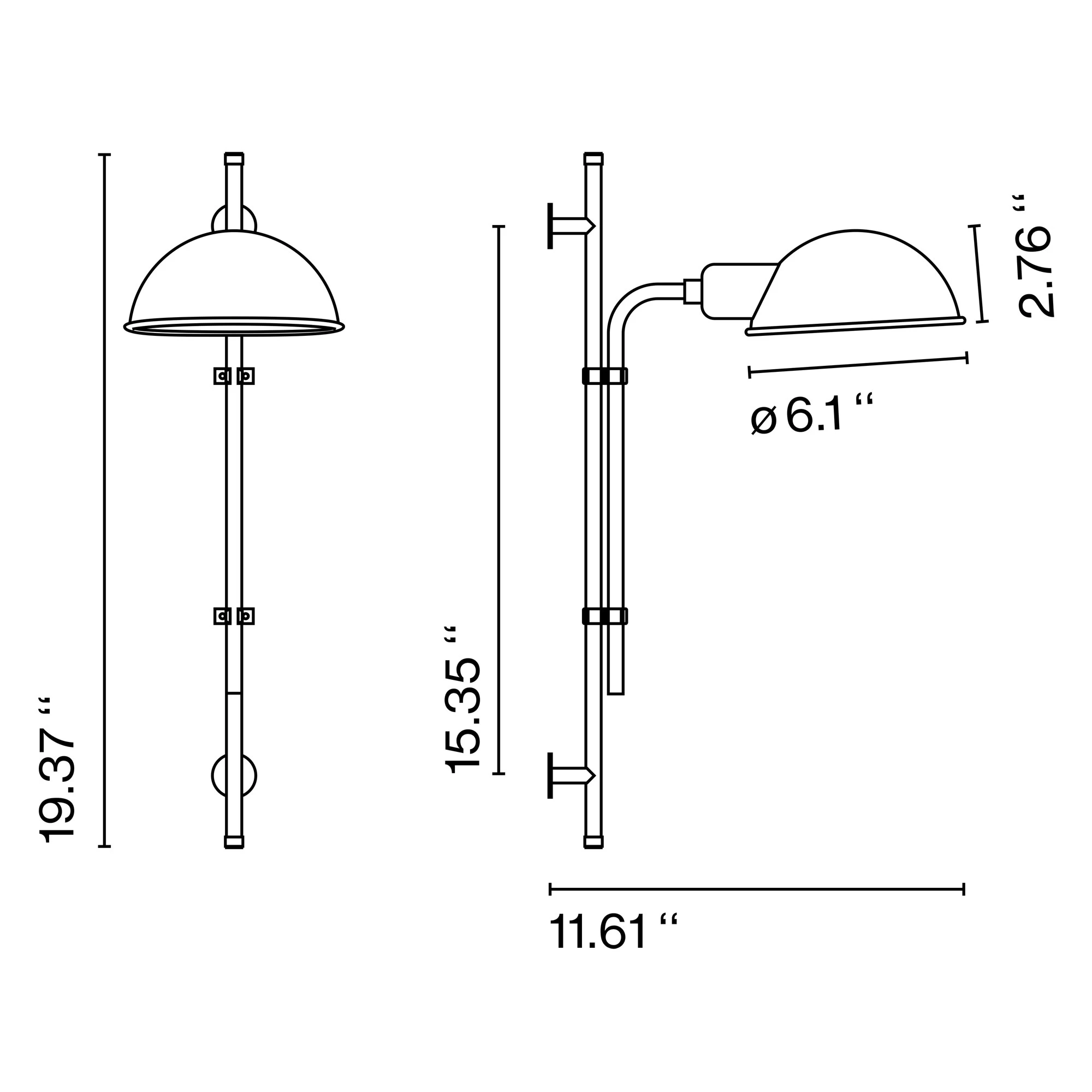 Marset Funiculi Plug-in Wall Light