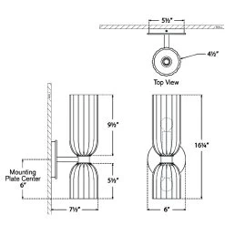 Asalea Bathroom Vanity Light