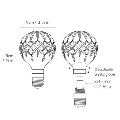 Crystal Bulb - Dimmable