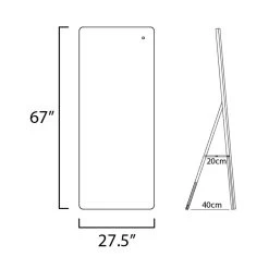 LED Mirror With Kick Stand