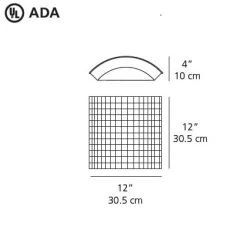 Artemide Facet Wall Light