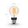 Philips Hue Hue A19 White Filament Smart Bulb