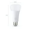 Philips Hue Hue A21 White Smart Bulb