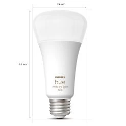 Philips Hue Hue A21 White / Color Ambiance Smart Bulb