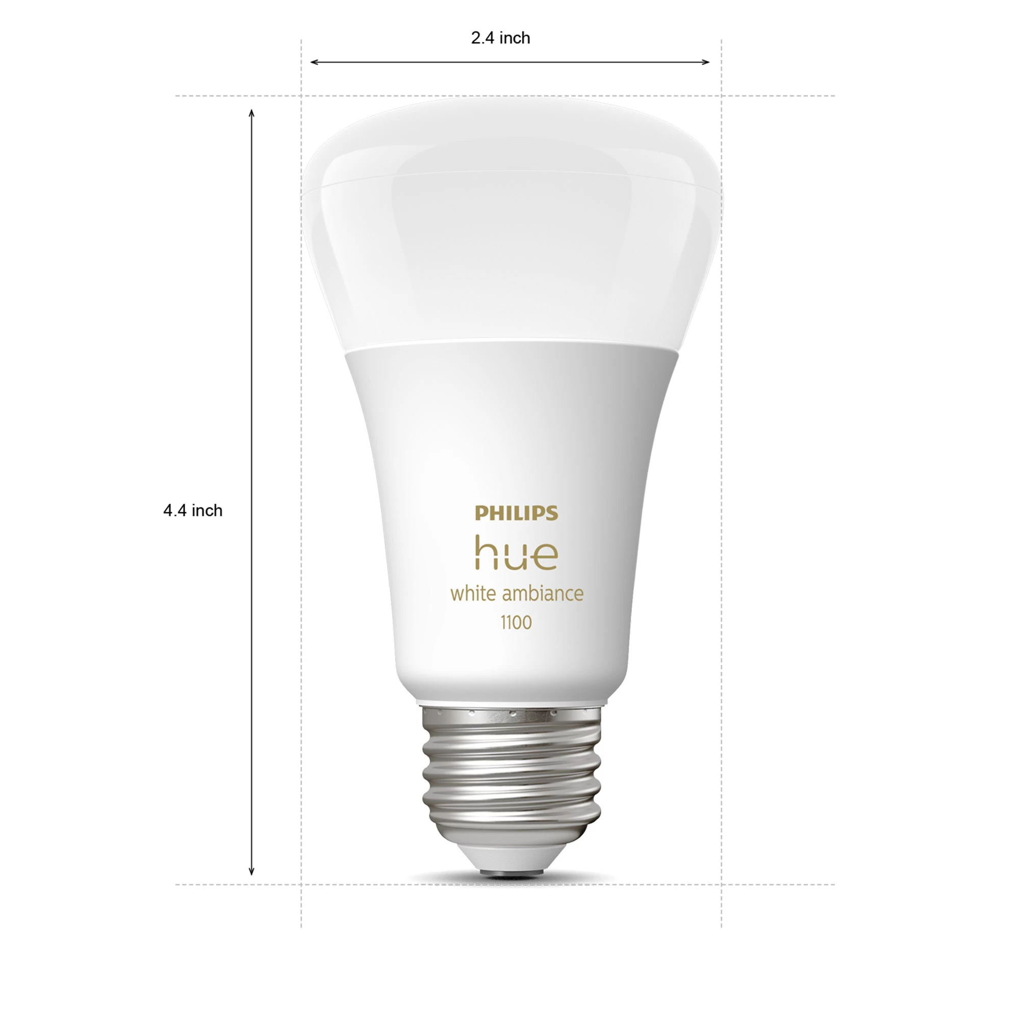 Philips Hue Hue A19 White Ambiance Smart Bulb