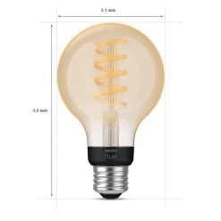 Philips Hue Hue G25 White Ambiance Filament Smart Bulb