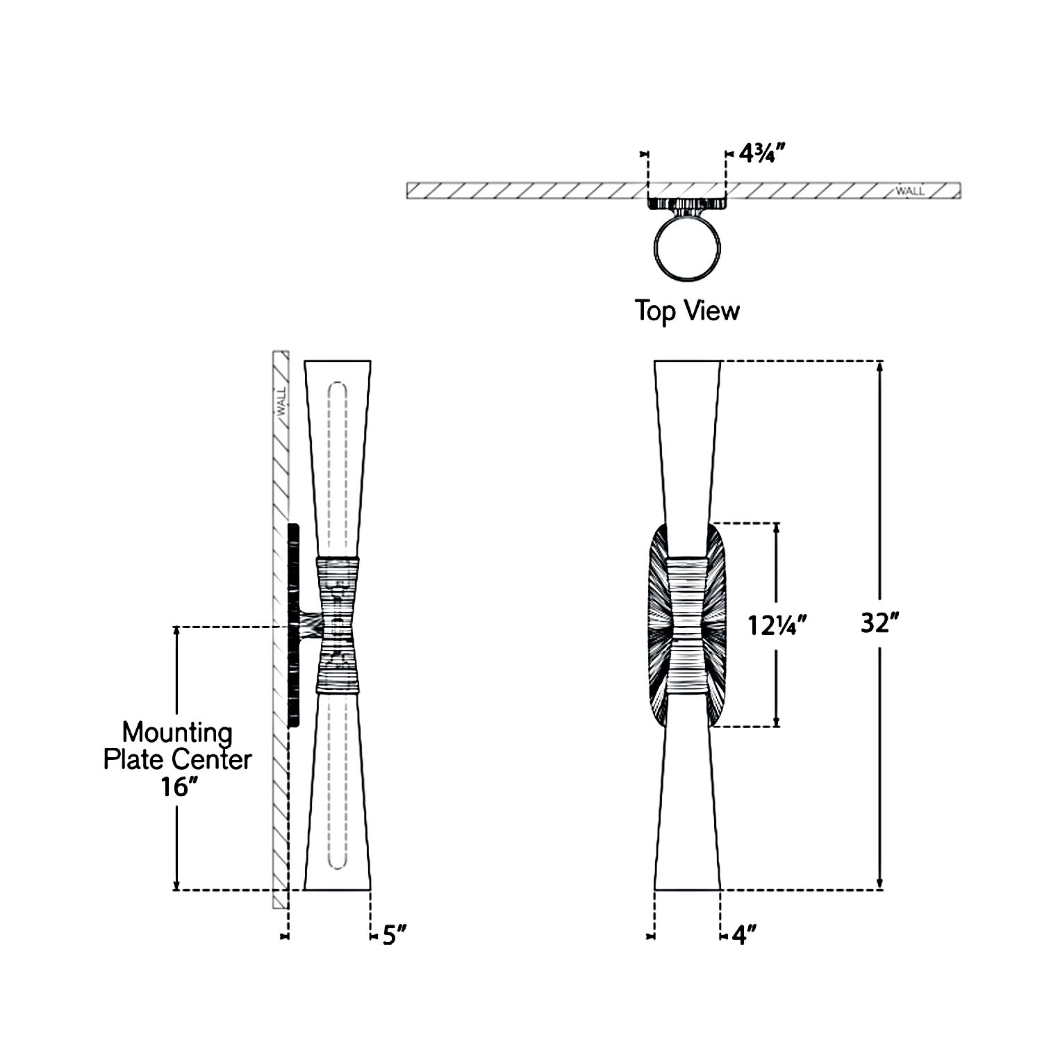 Utopia Tall Bathroom Vanity Light