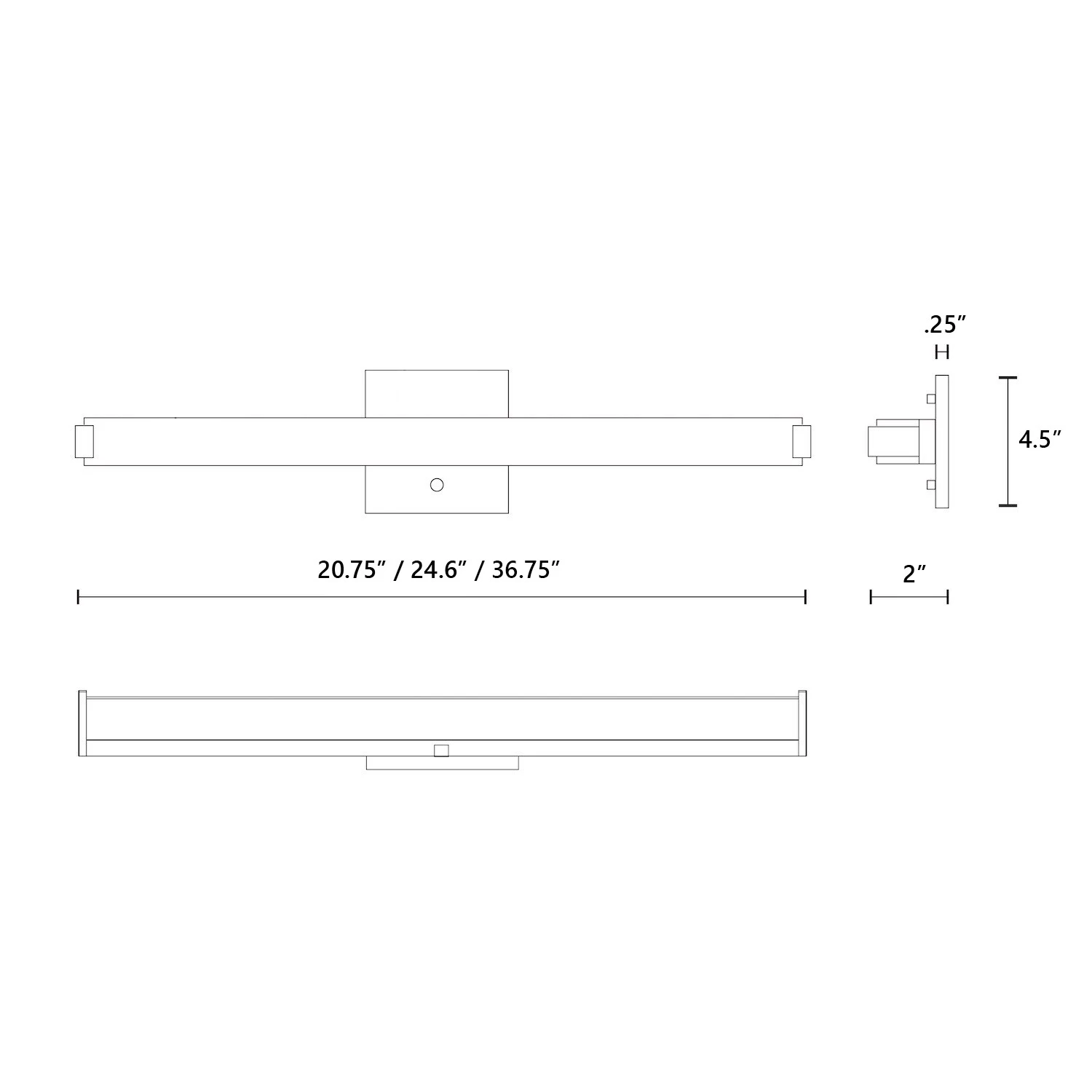 Latitude Slim Bathroom Vanity Light