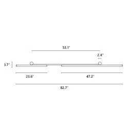 Marset Ambrosia Double Wall Sconce