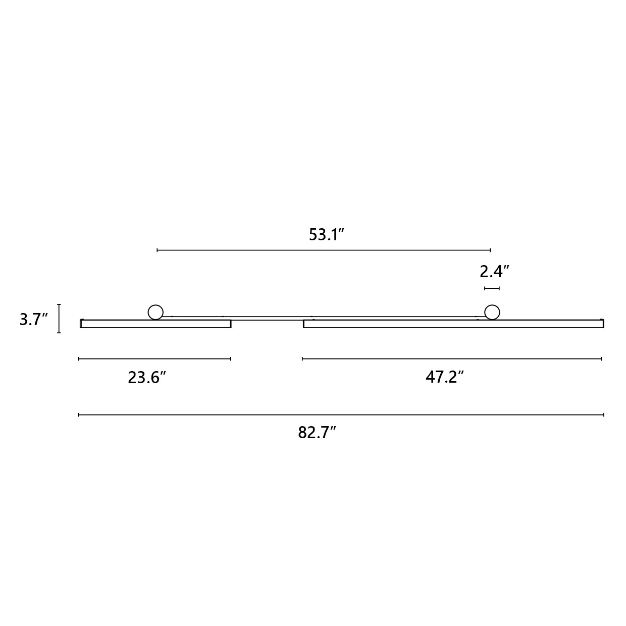 Marset Ambrosia Double Wall Sconce