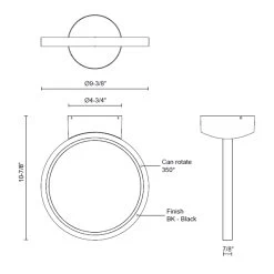 Parc Outdoor Ceiling Light Fixture