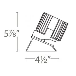 Volta 4.5IN Round Invisible Wall Wash Trim