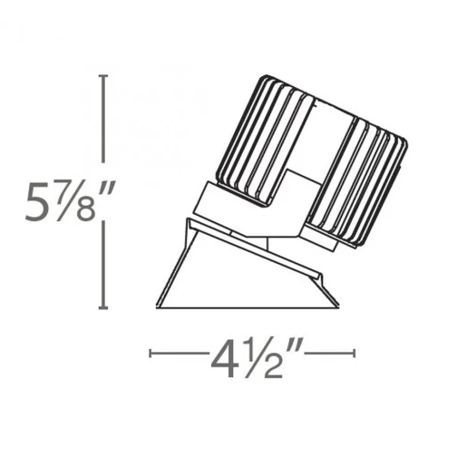 Volta 4.5IN Round Invisible Wall Wash Trim