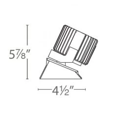 Volta 4.5IN Square Invisible Wall Wash Trim