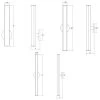 Bauhaus Columns Bathroom Vanity Light
