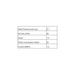 CP80-SL Slim Fit Exhaust Fan With Light