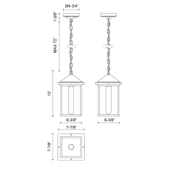 Larchmont Outdoor Pendant