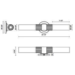 Rue Bathroom Vanity Light