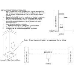 Alume 01 Wall Light With Mini Jbox