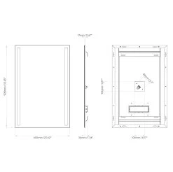 Avlon Dual Illuminated Mirror