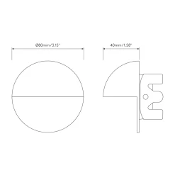 Tivola Recessed Wall Marker Light