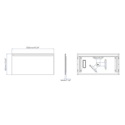 Avlon Long Illuminated Mirror