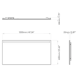 Avlon 1200 Illuminated Mirror