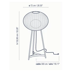Garota Tall Outdoor Floor Lamp