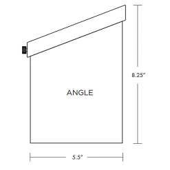Yosemite Angle Top Outdoor Well Light 12V