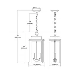 Braddock Outdoor Pendant