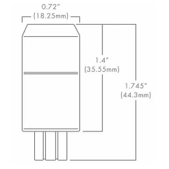 Beacon T5 Wedge 2W 12V 2700K 84CRI 25-PACK