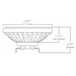 PAR36 G35 Base 7W 12V 30Deg 2700K 85CRI 10-PACK