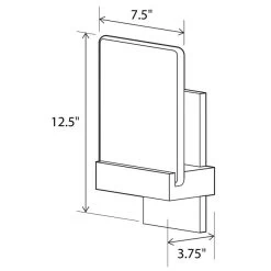 Fortis Marble Wall Sconce